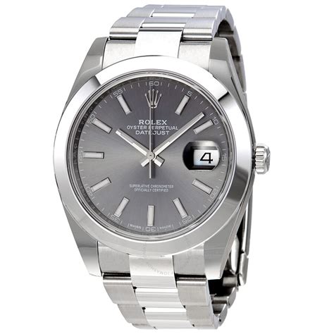 datejust rolex 42mm rhodium dial for sale|rolex oyster perpetual datejust 41mm.